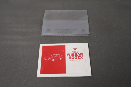 1984 Nissan 300ZX Owners Handbook OEM