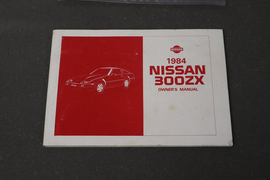 1984 Nissan 300ZX Owners Handbook OEM