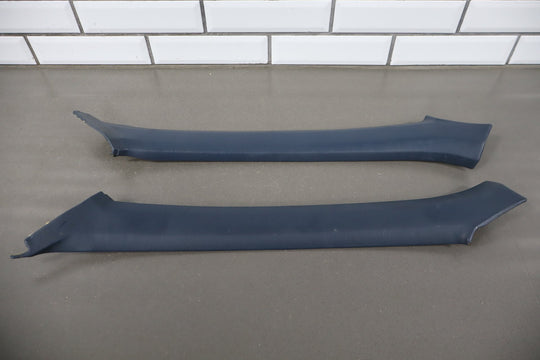 1984 Nissan 300ZX Pair A Pillar Trim Blue