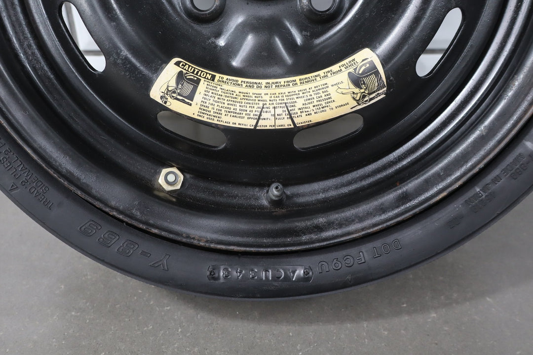 1984 Nissan 300ZX Spare Wheel OEM 15x5 Compact Spare Wheel/Tire