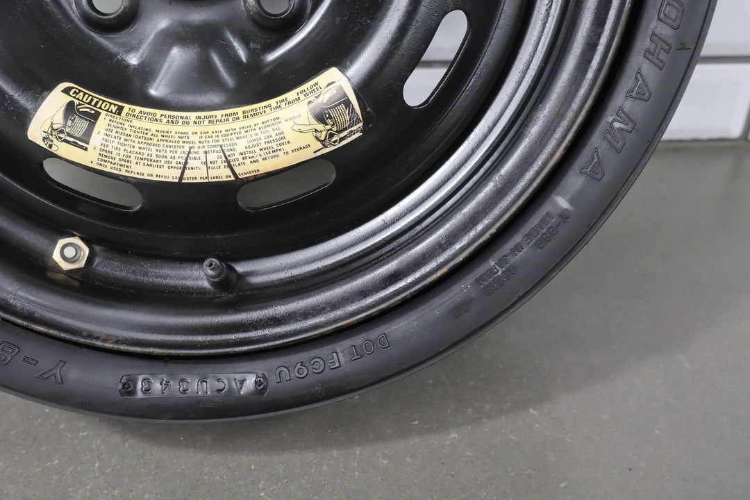 1984 Nissan 300ZX Spare Wheel OEM 15x5 Compact Spare Wheel/Tire