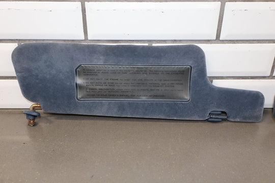 1984 Nissan 300ZX Sun Visor Pair Left/Right Grey