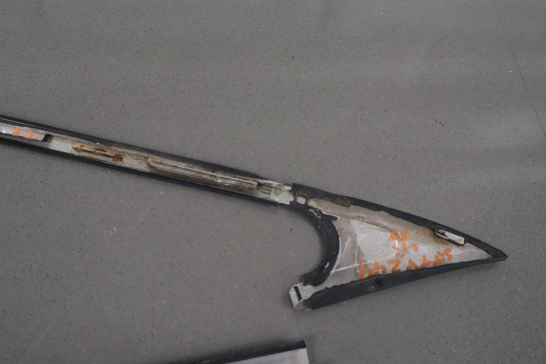 1986 - 1992 Toyota Supra Left Driver 4 - Piece Quarter Window Trim Set