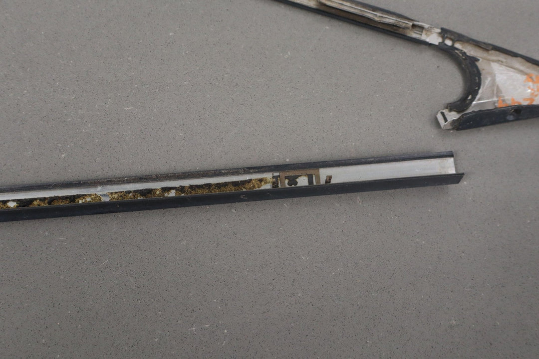 1986 - 1992 Toyota Supra Left Driver 4 - Piece Quarter Window Trim Set