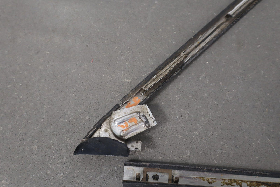 1986 - 1992 Toyota Supra Left Driver 4 - Piece Quarter Window Trim Set