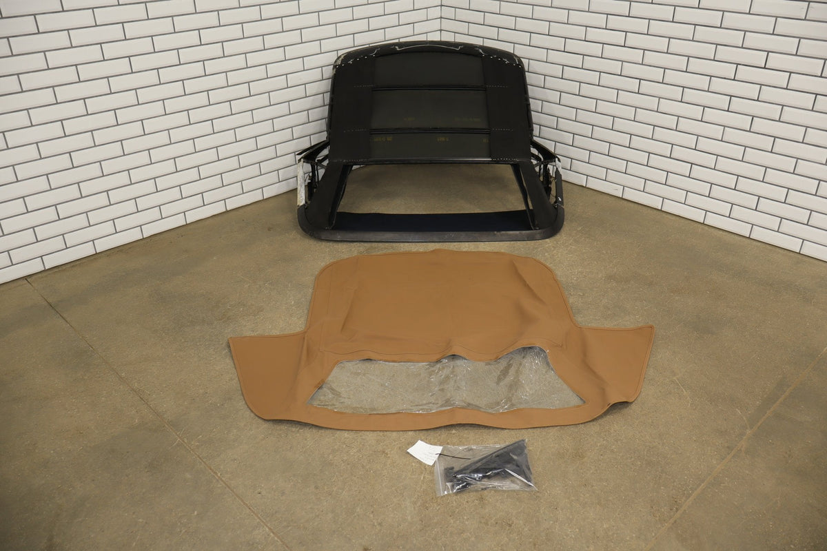 1986-1993 Chevrolet Corvette C4 Convertible Folding Top Frame W/ Tan Canvas