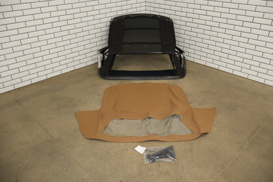 1986-1993 Chevrolet Corvette C4 Convertible Folding Top Frame W/ Tan Canvas