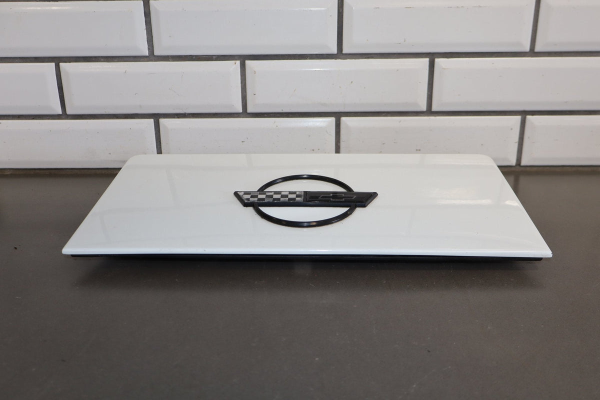 1986-1996 Chevrolet Corvette C4 Convertible - Fuel Filler Door Artic White 10