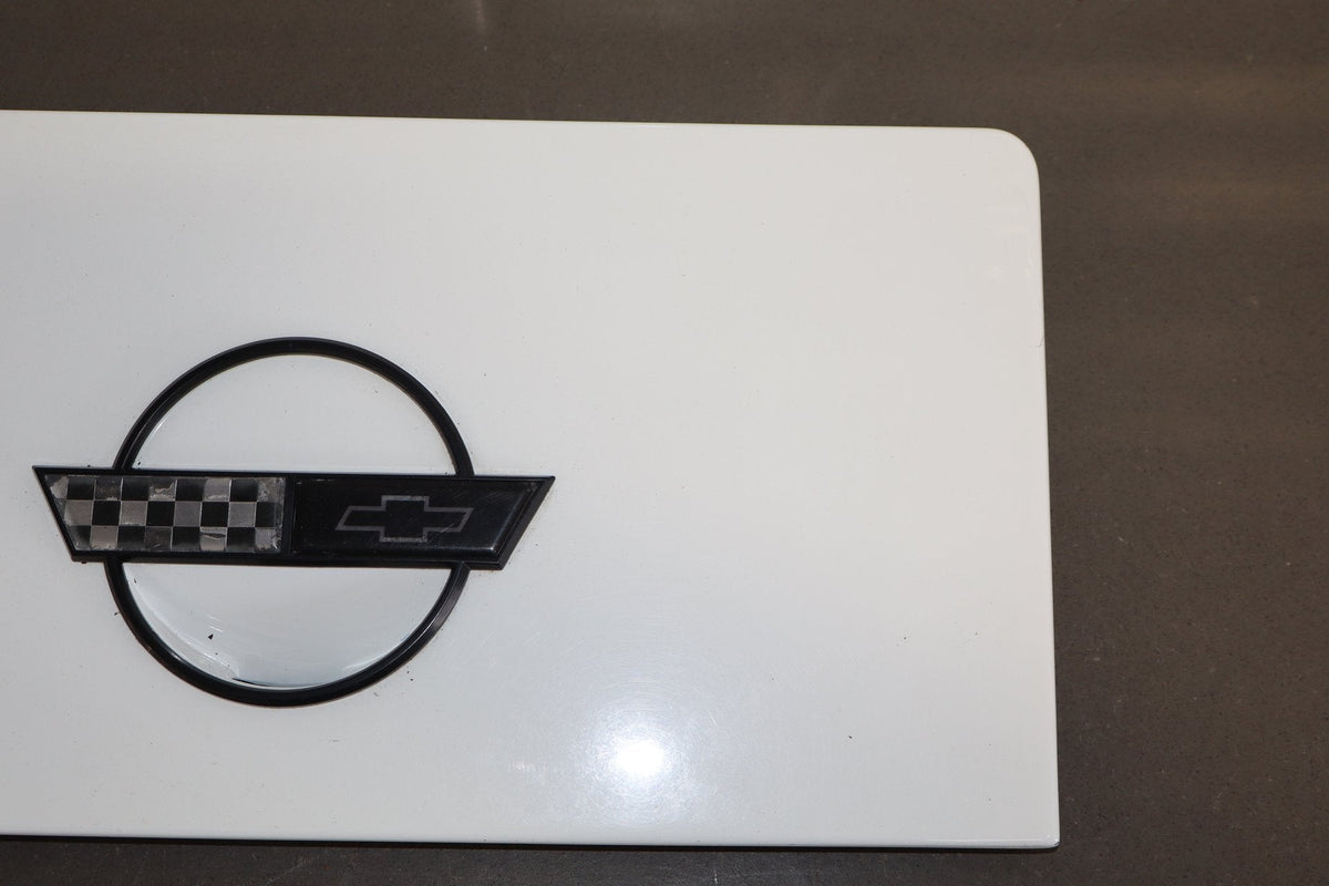 1986-1996 Chevrolet Corvette C4 Convertible - Fuel Filler Door Artic White 10