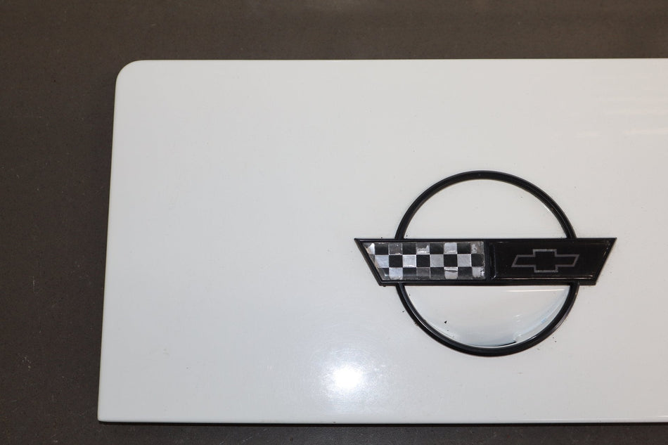1986-1996 Chevrolet Corvette C4 Convertible - Fuel Filler Door Artic White 10