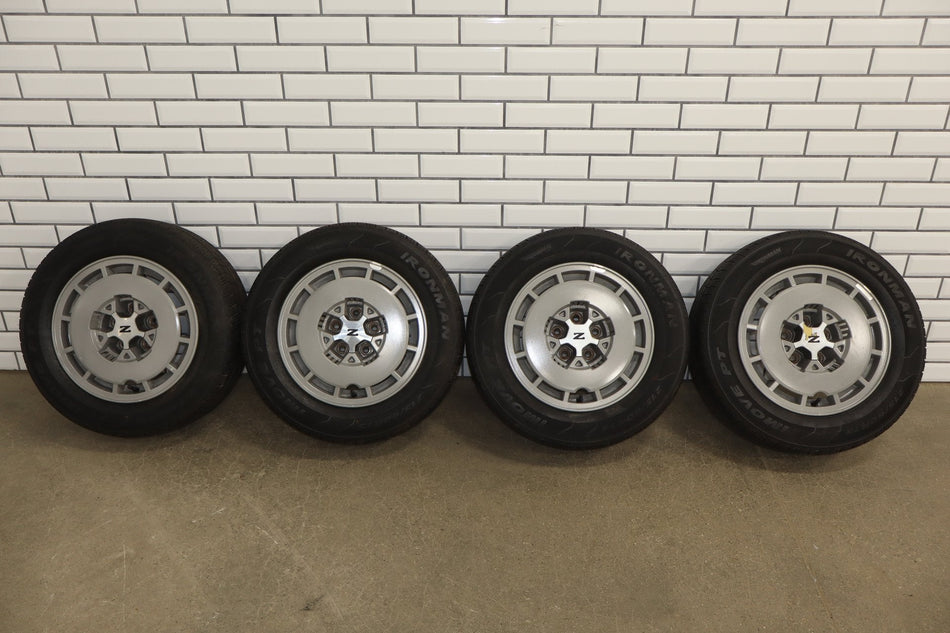 1986 Nissan 300ZX 15x6.5 Wheel &amp; Ironman Tire Set- OEM