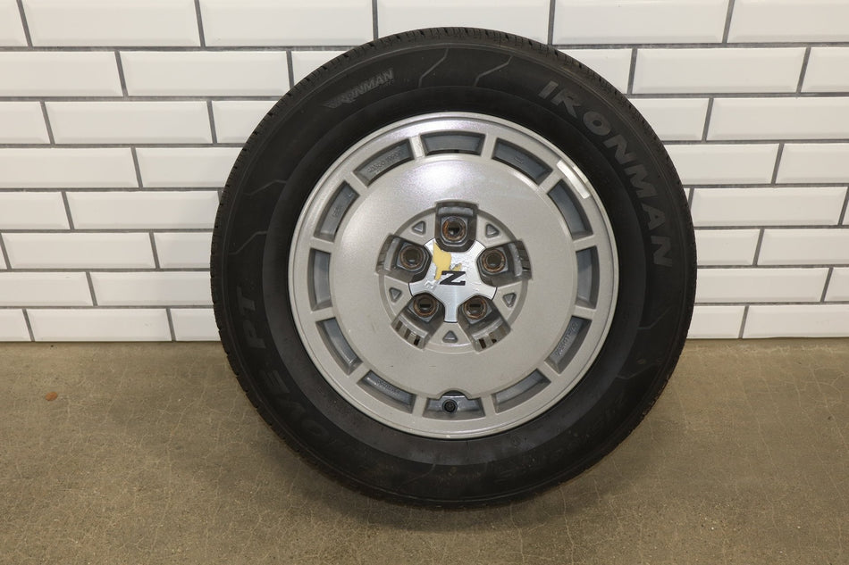 1986 Nissan 300ZX 15x6.5 Wheel &amp; Ironman Tire Set- OEM