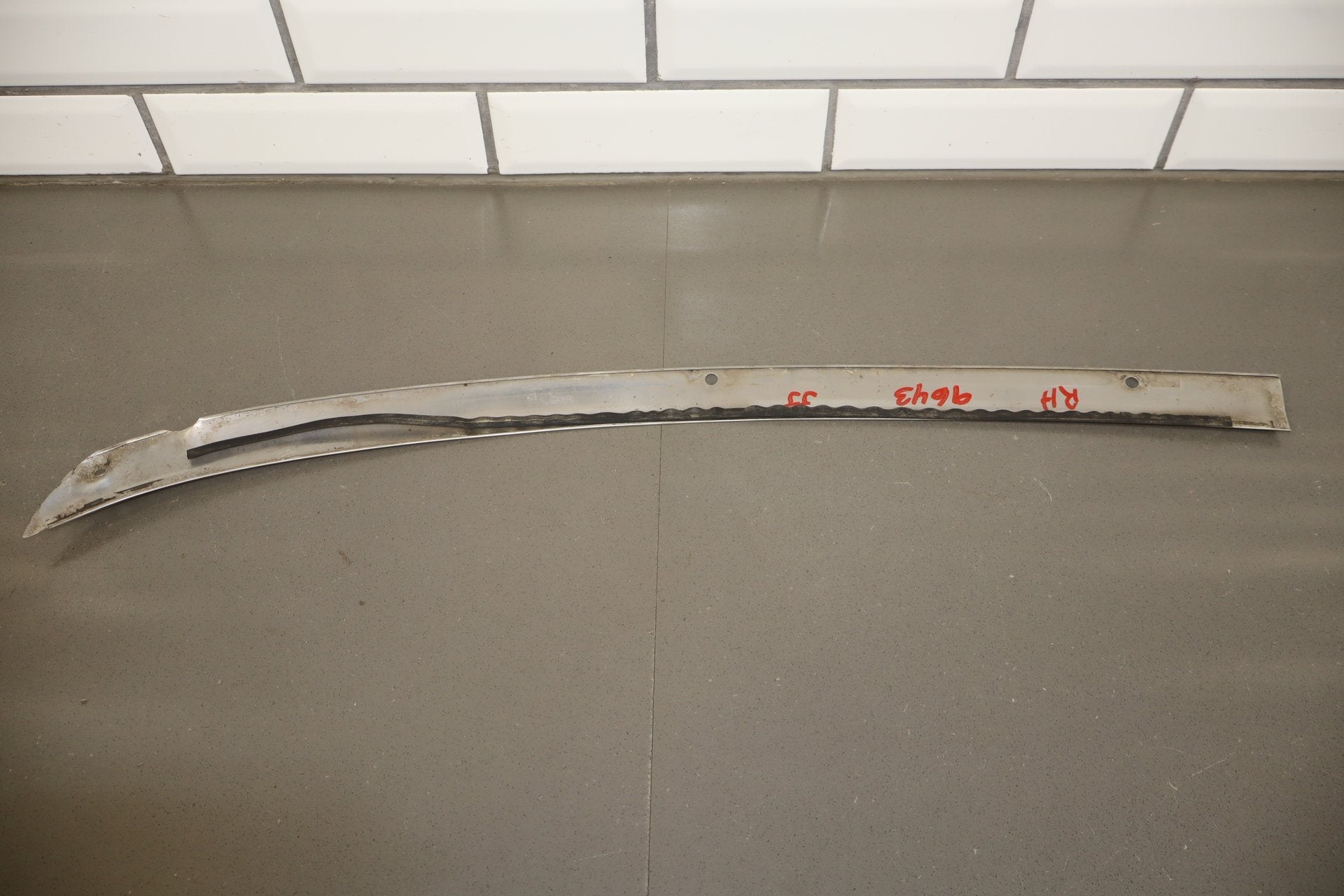 1986 Nissan 300ZX Chrome Cowl Vent Panel OEM