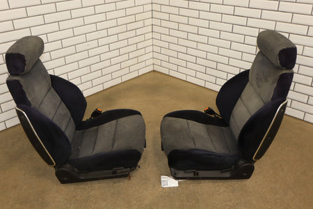 1986 Nissan 300ZX Cloth Seats Set 2 Seater Black