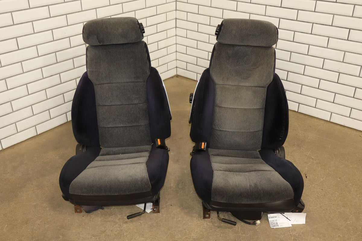 1986 Nissan 300ZX Cloth Seats Set 2 Seater Black