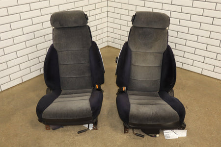 1986 Nissan 300ZX Cloth Seats Set 2 Seater Black