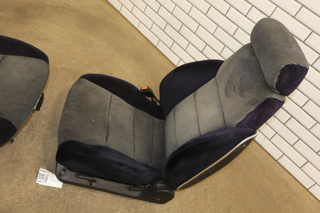 1986 Nissan 300ZX Cloth Seats Set 2 Seater Black