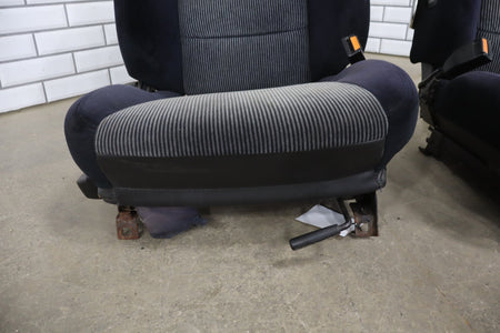 1986 Nissan 300ZX Cloth Seats Set 2 Seater Black