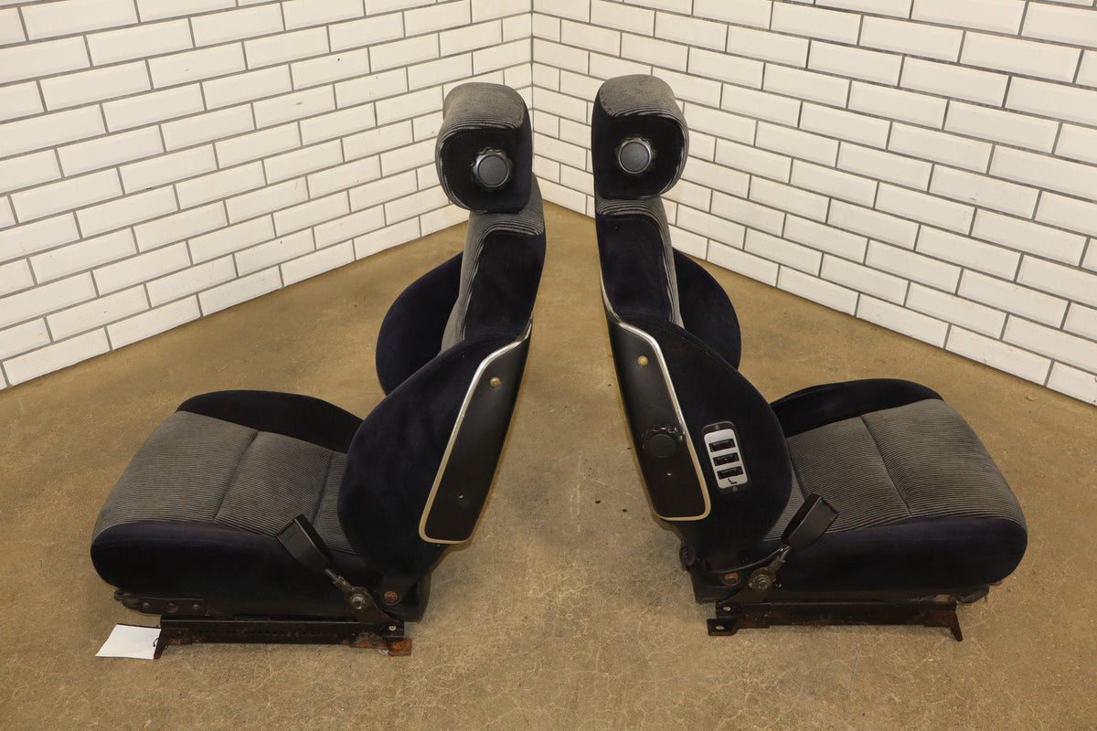 1986 Nissan 300ZX Cloth Seats Set 2 Seater Black