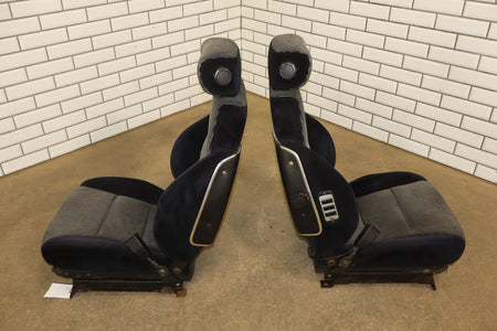 1986 Nissan 300ZX Cloth Seats Set 2 Seater Black