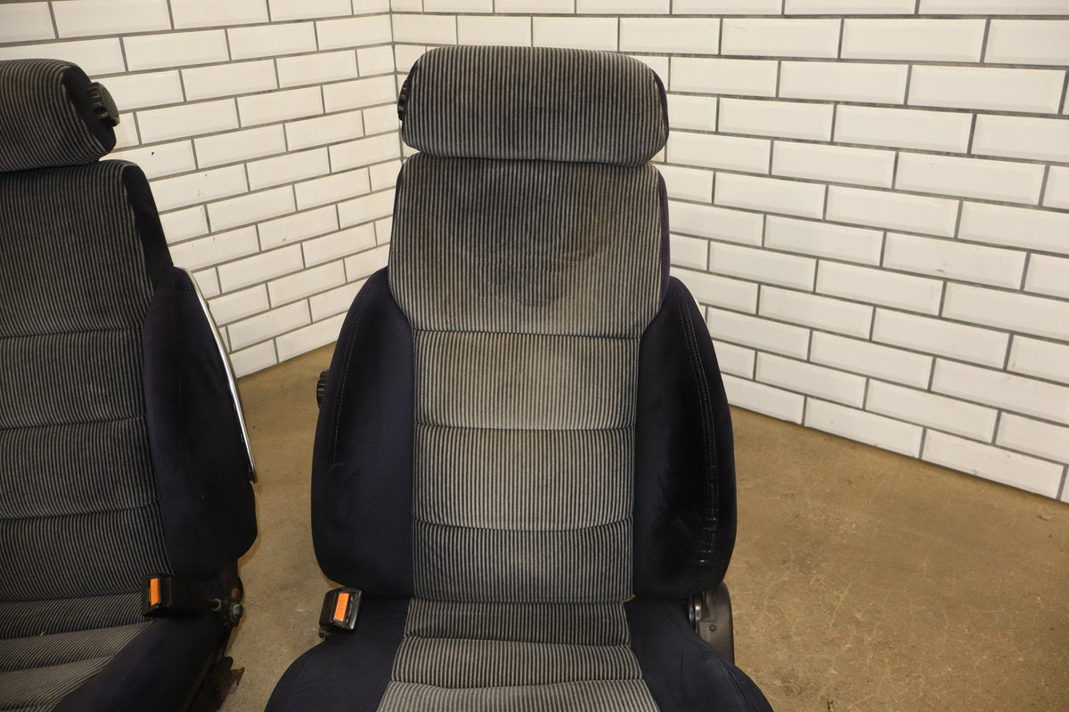 1986 Nissan 300ZX Cloth Seats Set 2 Seater Black