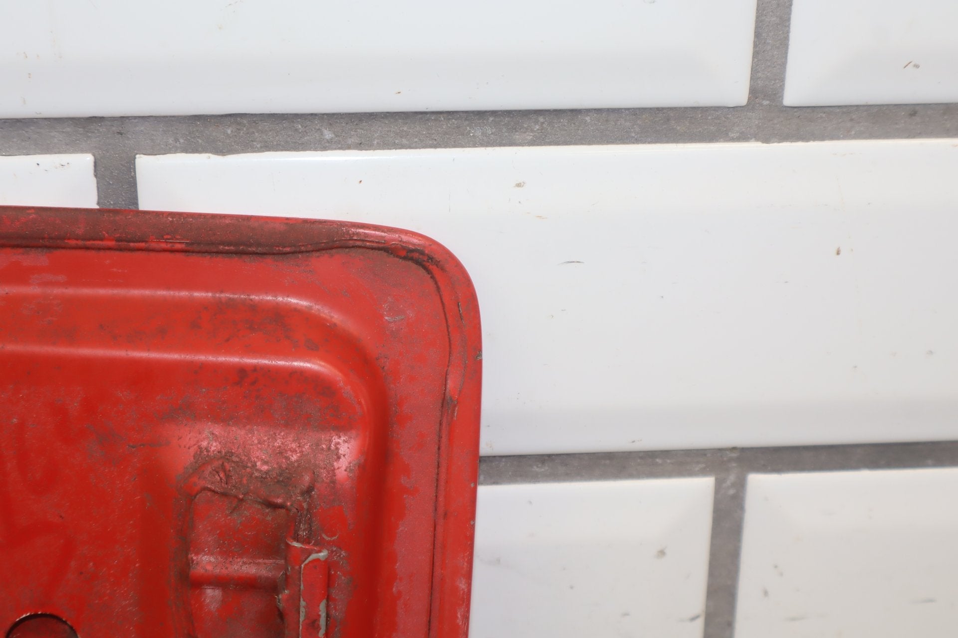 1986 Nissan 300ZX Fuel Filler Door Hot Red 526