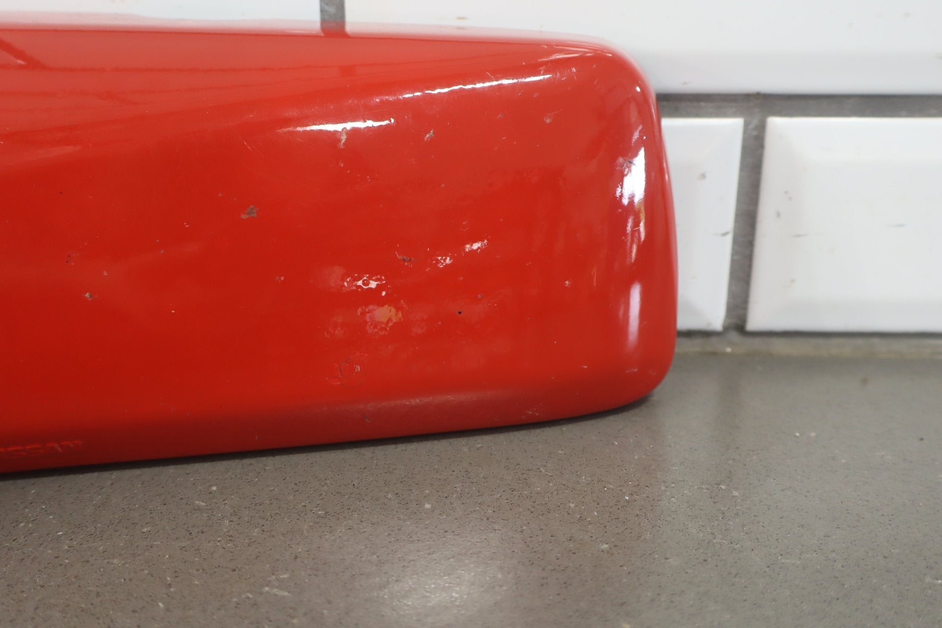 1986 Nissan 300ZX Left Door Mirror Hot Red 526