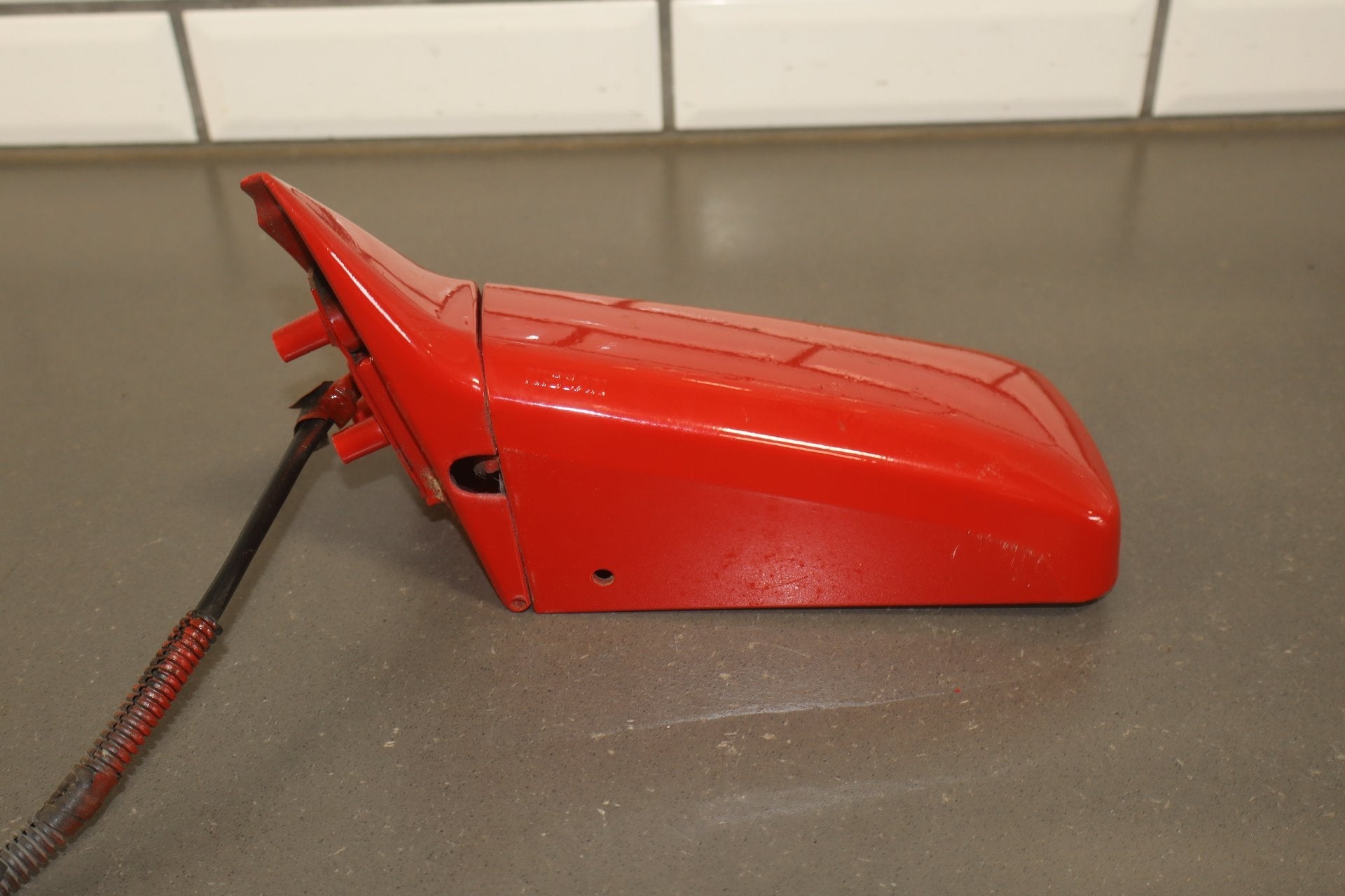 1986 Nissan 300ZX Left Door Mirror Hot Red 526