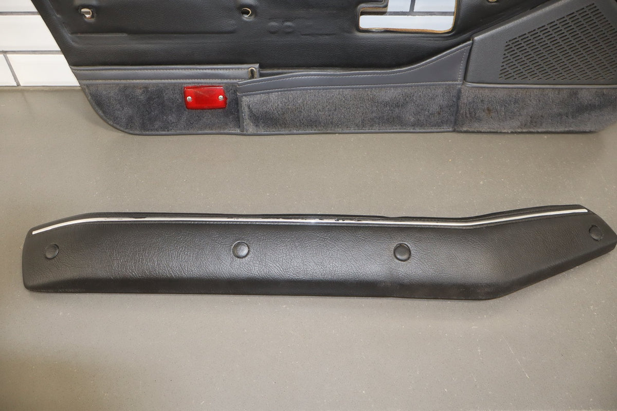 1986 Nissan 300ZX Left Front Interior Trim Panel Black T