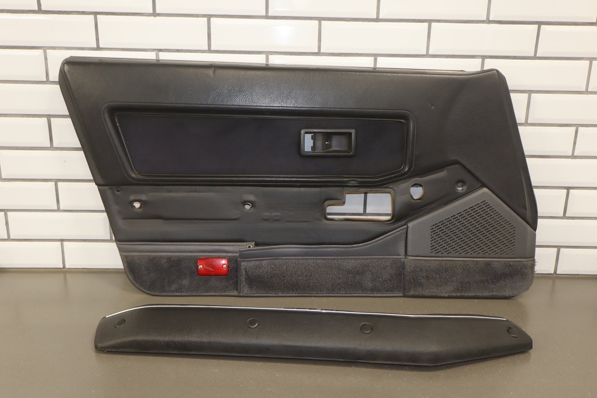 1986 Nissan 300ZX Left Front Interior Trim Panel Black T
