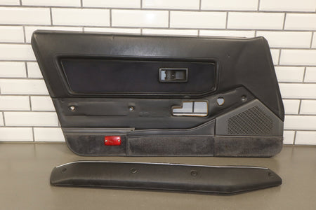 1986 Nissan 300ZX Left Front Interior Trim Panel Black T