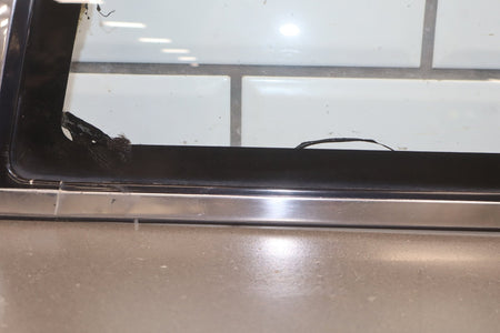 1986 Nissan 300ZX Left Quarter Window OEM | Chrome Dented