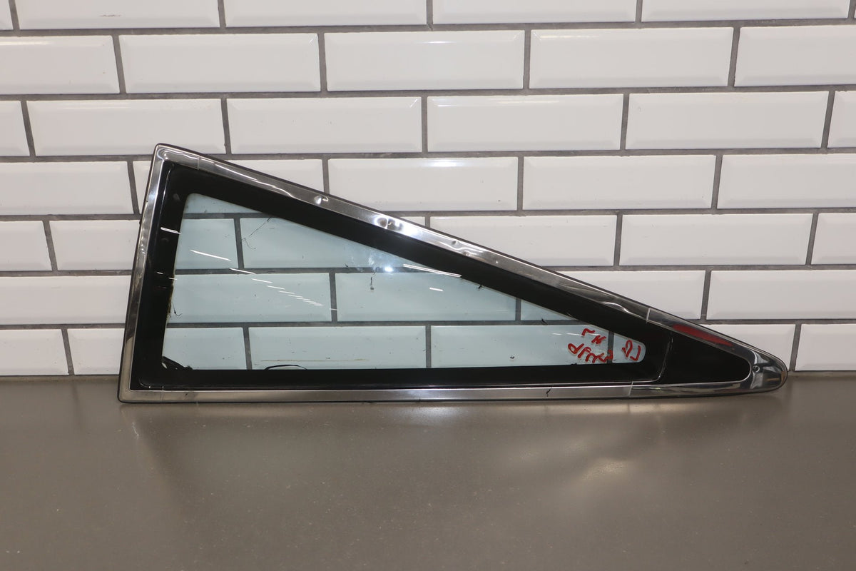 1986 Nissan 300ZX Left Quarter Window OEM | Chrome Dented