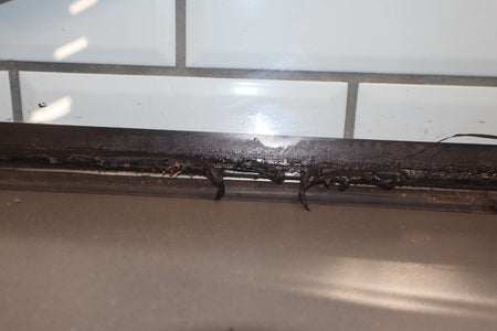 1986 Nissan 300ZX Left Quarter Window OEM | Chrome Dented
