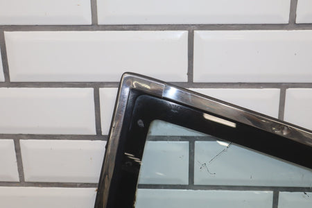 1986 Nissan 300ZX Left Quarter Window OEM | Chrome Dented