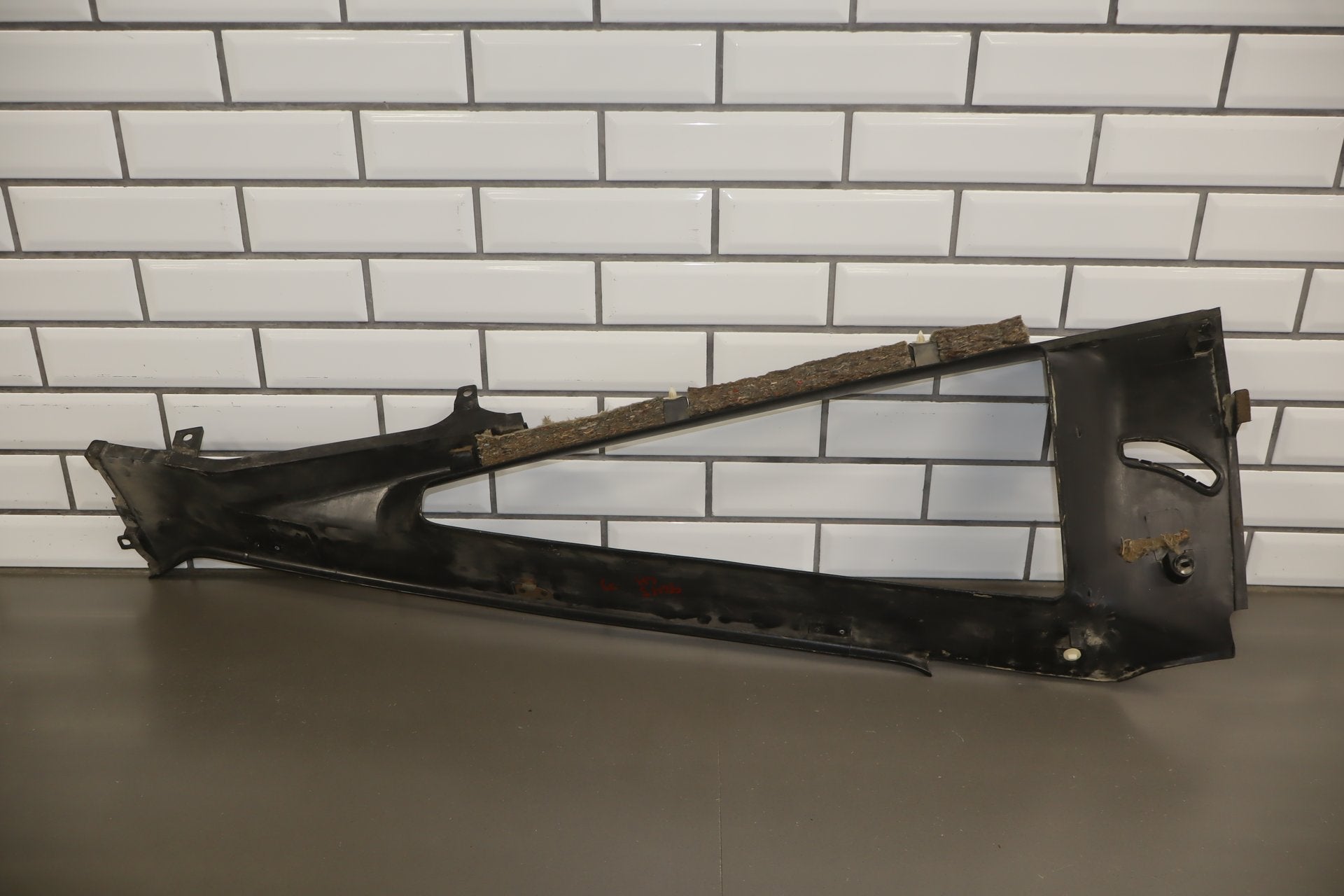 1986 Nissan 300ZX Left Rear Door Panel Black T