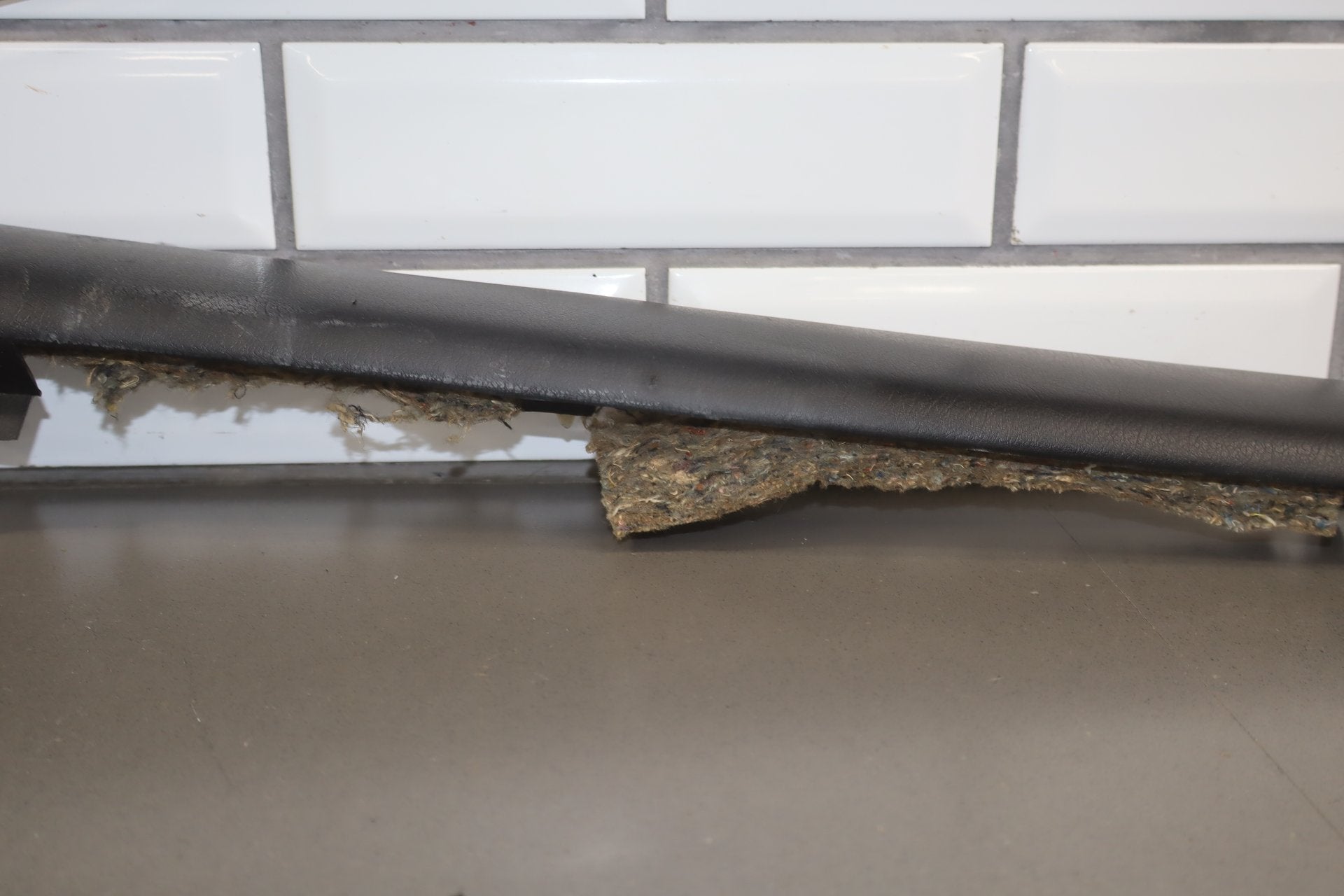 1986 Nissan 300ZX Left Rear Door Panel Black T