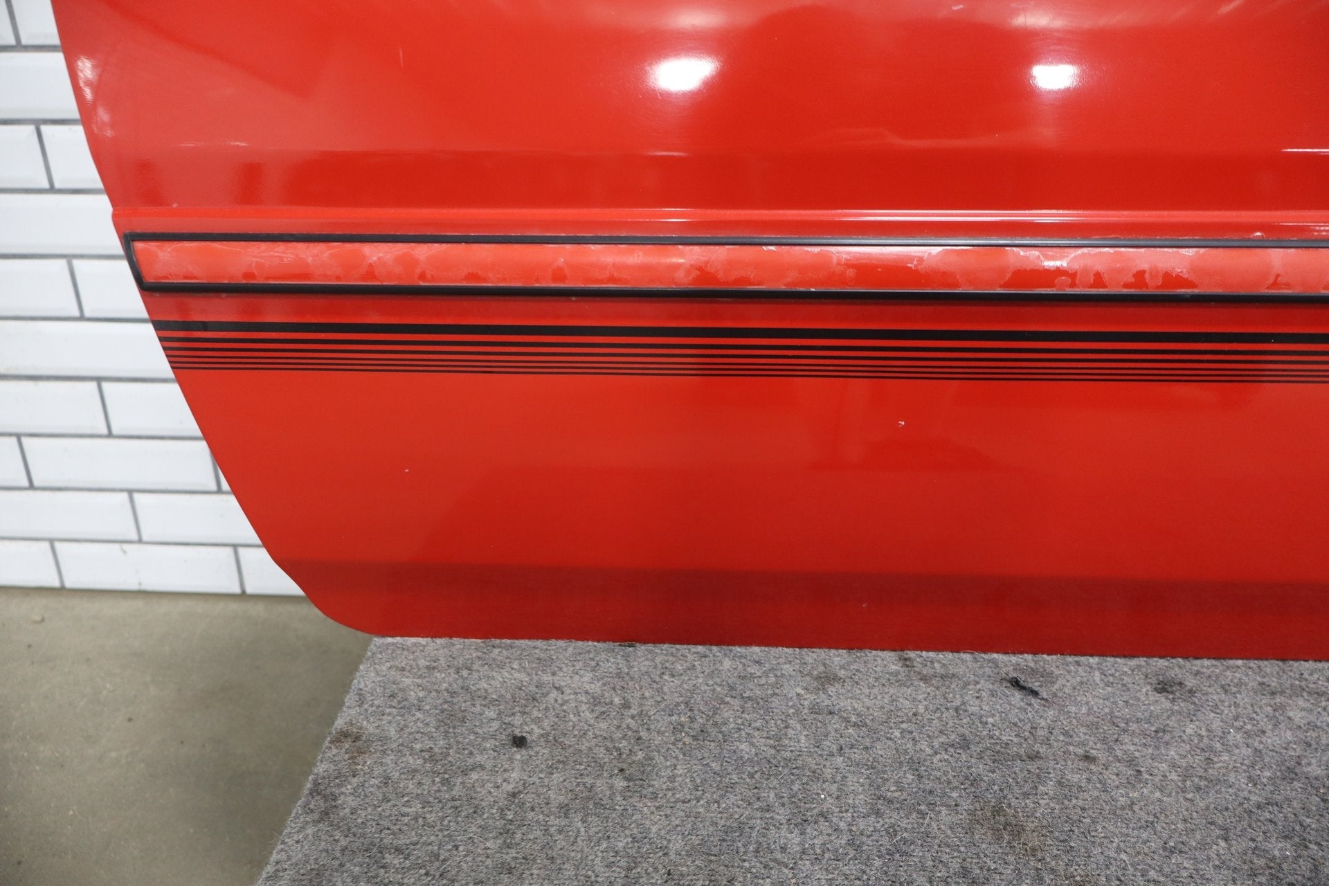 1986 Nissan 300ZX Right Front Door Hot Red 526