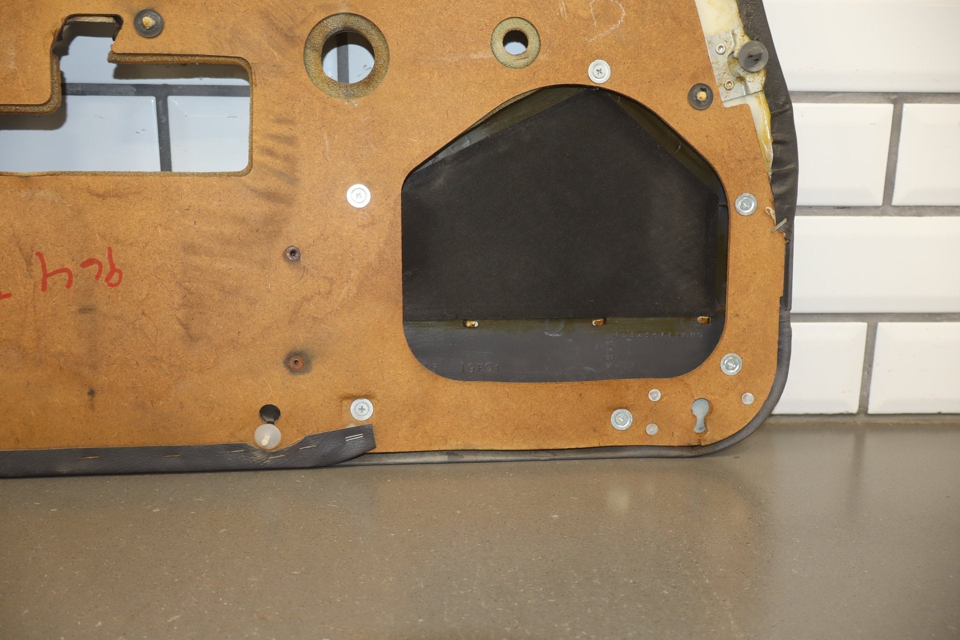 1986 Nissan 300ZX Right Front Interior Trim Panel Black T