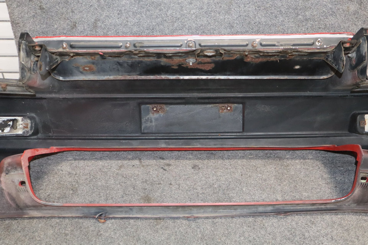 1986 Nissan 300ZX Z31 Front Bumper Hot Red 526