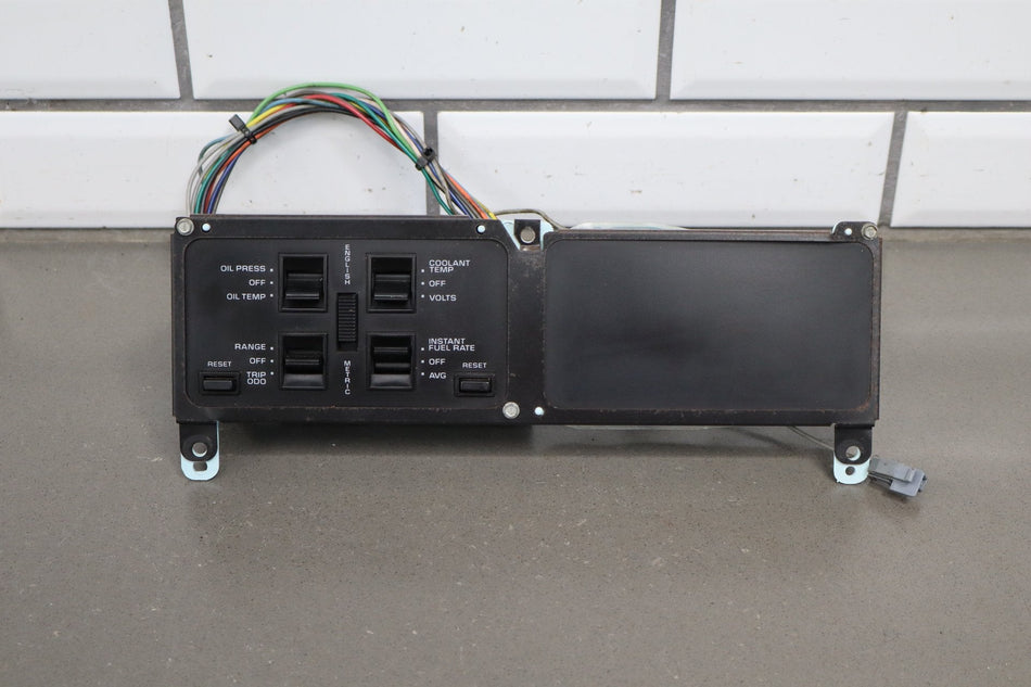 1988-1990 Chevrolet Corvette C4 - Dash Information Screen