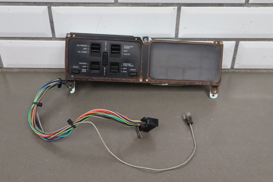 1988-1990 Chevrolet Corvette C4 - Dash Information Screen