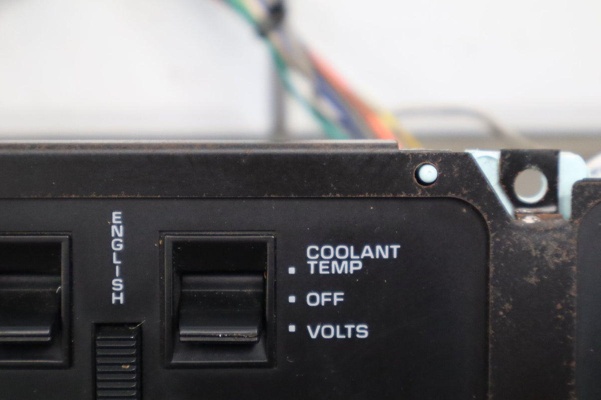 1988-1990 Chevrolet Corvette C4 - Dash Information Screen