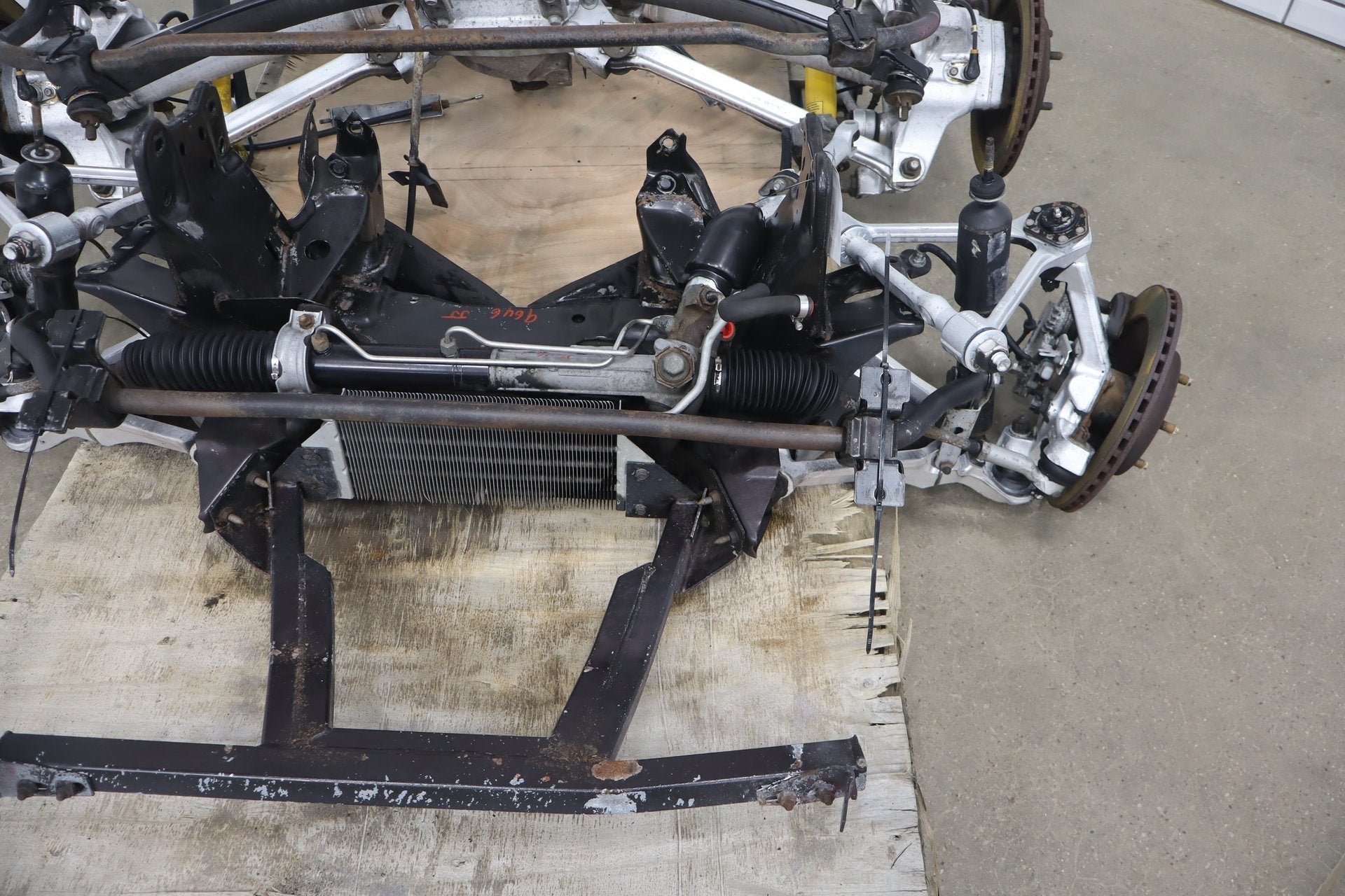 1988-1996 Chevrolet Corvette C4- Front &amp; Rear Suspension Dropouts W/ 2.59 Dana 36 Carrier