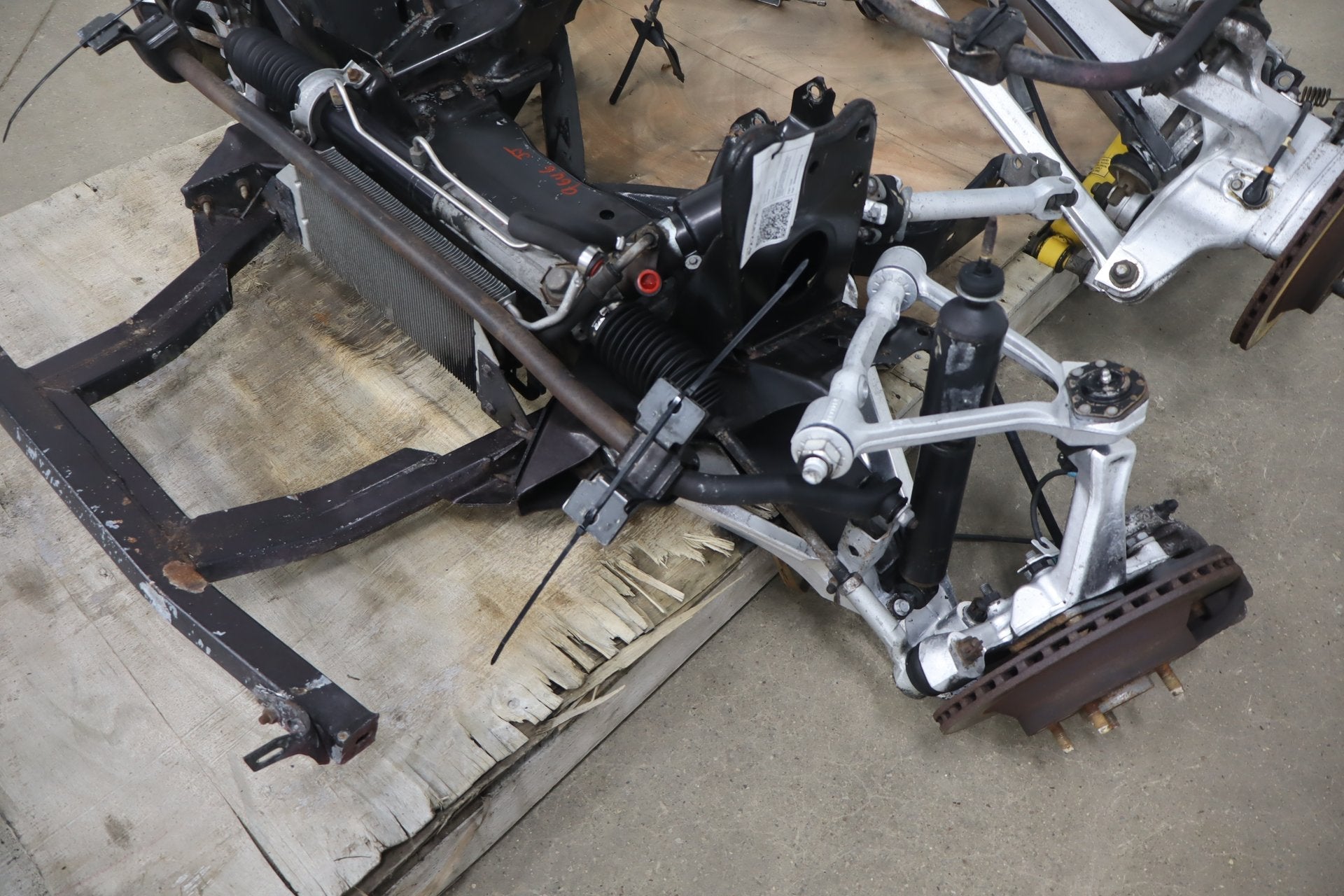1988-1996 Chevrolet Corvette C4- Front &amp; Rear Suspension Dropouts W/ 2.59 Dana 36 Carrier