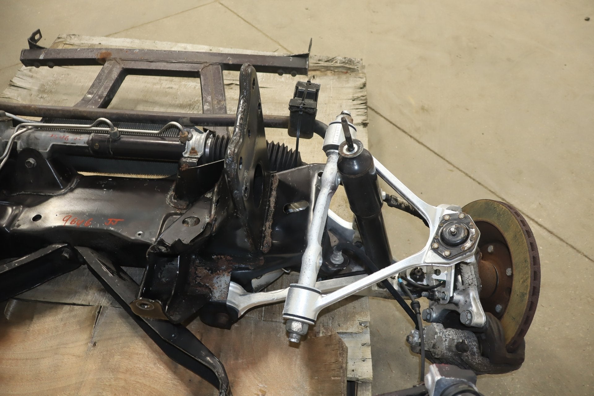 1988-1996 Chevrolet Corvette C4- Front &amp; Rear Suspension Dropouts W/ 2.59 Dana 36 Carrier