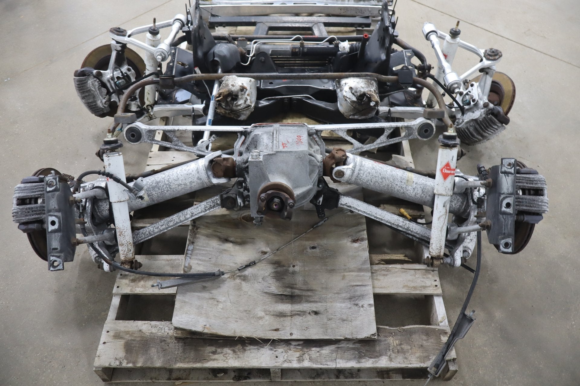 1988-1996 Chevrolet Corvette C4- Front & Rear Suspension Dropouts W/ 2.59 Dana 36 Carrier