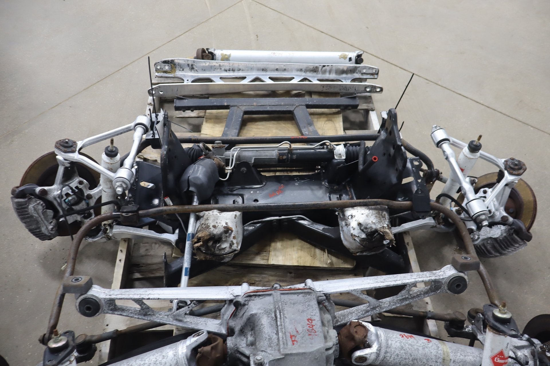 1988-1996 Chevrolet Corvette C4- Front & Rear Suspension Dropouts W/ 2.59 Dana 36 Carrier
