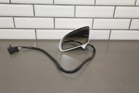 1988-1996 Chevrolet Corvette Left Door Mirror Artic White 10 10273679