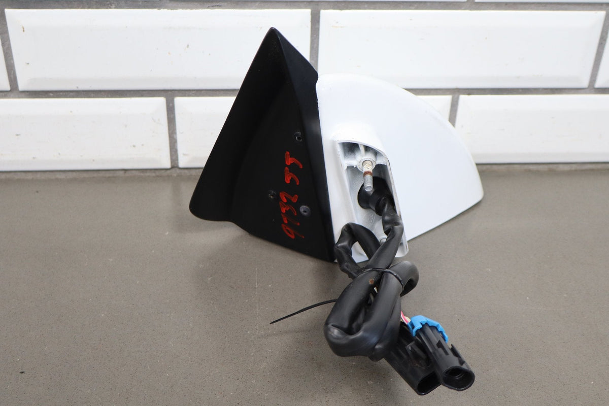 1988-1996 Chevrolet Corvette Left Door Mirror Artic White 10 10273679